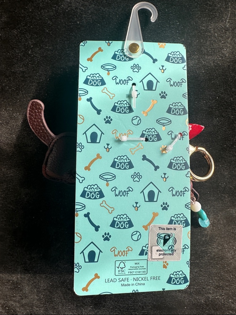 NEW PIPER K Dachshund Dog Bag charm and key chain - Picture 9 of 9